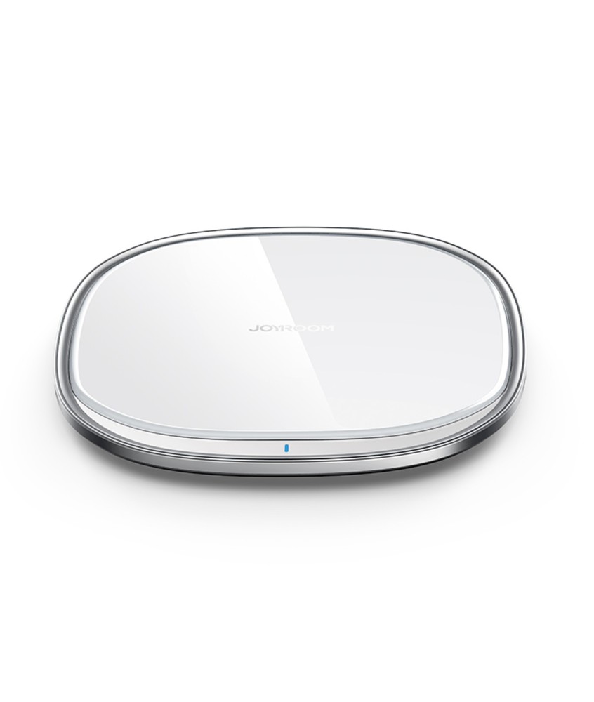 GloboStar® 87181 JOYROOM Originals JR-A23 Τετράγωνη Μαγνητική Βάση Κινητού Ασύρματη Φόρτιση MagSafe Max 15W Wireless Charging Pad (Qi) Σταθερή με Αυτοκόλλητη Ταινία Λευκό